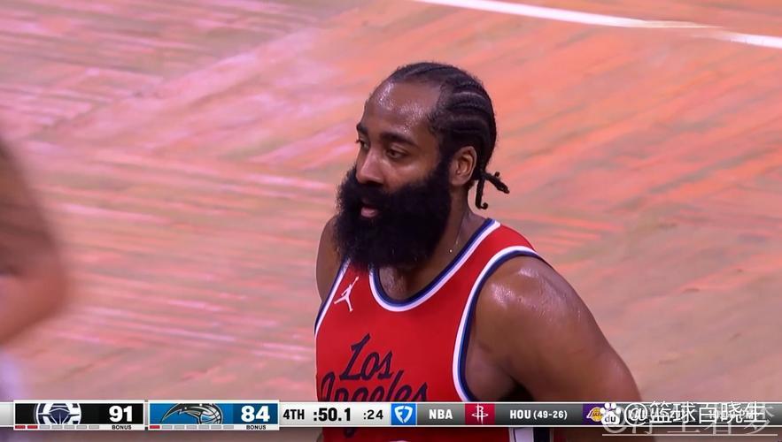 哈登高效表现 快船客场力克魔术