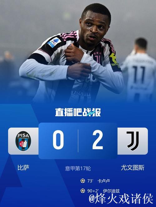 意甲-卡卢卢、伊尔迪兹破门 尤文图斯2-0完胜比萨